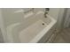 Clean white bathtub at 1209 Equator Ave, North Las Vegas, NV 89032