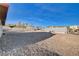 Gravel backyard with a view of the neighborhood showcases the property's outdoor space at 1319 Highland Ct, Boulder City, NV 89005