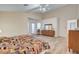 Spacious main bedroom with high ceilings and a private access door at 1319 Highland Ct, Boulder City, NV 89005