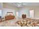 Spacious main bedroom features high ceilings and access to the main bathroom at 1319 Highland Ct, Boulder City, NV 89005