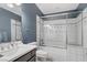 Cozy, updated bathroom with shower-tub combo at 165 Inveraray Ct, Henderson, NV 89074