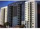 Exterior shot of the Platinum building with its balconies and sleek design at 211 E Flamingo Rd # 1011, Las Vegas, NV 89169