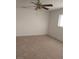 Bedroom featuring neutral walls, carpet and a ceiling fan at 212 Bradshaw Way, Las Vegas, NV 89145