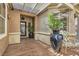 Inviting courtyard entrance with decor and covered pergola at 2743 Evergreen Oaks Dr, Henderson, NV 89052