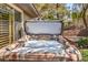 Inviting hot tub with swirling water, perfect for relaxation in your private backyard at 3 Glendora Ct, Henderson, NV 89052