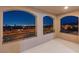 An arched balcony offers great city views at 342 Molinetto St, Las Vegas, NV 89138