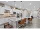 Spacious kitchen featuring an oversized island with counter seating and modern stainless steel appliances at 342 Molinetto St, Las Vegas, NV 89138
