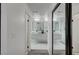Modern bathroom with double sinks, sleek design and modern fixtures at 345 Templeton Dr, Henderson, NV 89074