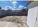 Backyard featuring a concrete patio area next to a side wall at 3749 Ponderosa Ave, Las Vegas, NV 89115