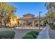 Inviting community gazebo offers a tranquil gathering spot with comfortable seating and shaded shelter at 4350 Westbury Square St # 3, North Las Vegas, NV 89032
