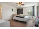 Comfortable bedroom featuring a cozy bed, soft lighting, and ample storage space for a relaxing retreat at 4610 Lime Straight Dr, Las Vegas, NV 89115