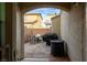 Private patio offers outdoor dining and relaxation space at 4610 Lime Straight Dr, Las Vegas, NV 89115