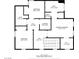 Layout showcasing second floor with bedrooms, multiple bathrooms, laundry room, hall, and walk-in closet at 4610 Lime Straight Dr, Las Vegas, NV 89115