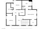 Layout showcasing the second floor with several bedrooms, bathrooms, laundry room, and walk-in closet at 4610 Lime Straight Dr, Las Vegas, NV 89115