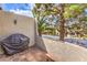 Balcony featuring a BBQ, plants and peaceful views at 5068 Jeffreys St # 202, Las Vegas, NV 89119
