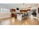 Well-equipped kitchen features granite counters, a breakfast bar with seating and stainless appliances at 647 Foxhall Rd, Henderson, NV 89002