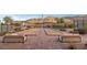 Well-maintained bocce ball courts with comfortable seating and picturesque mountain views at 6700 Regency Stone Way, Las Vegas, NV 89148