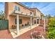 This spacious backyard features a covered patio, convenient storage, and beautiful landscaping at 6843 Philharmonic Ave, Las Vegas, NV 89139