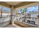 Private balcony providing lovely neighborhood views at 7151 S Durango Dr # 312, Las Vegas, NV 89113