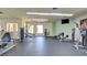 Fully-equipped gym with weight machines, cardio equipment, and ample space for workouts at 7151 S Durango Dr # 312, Las Vegas, NV 89113