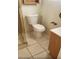 Bathroom featuring a standard toilet, tile floors, and neutral-toned walls at 7990 Firethorn, Las Vegas, NV 89123