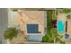 Stunning aerial view of a single Gathering home with a refreshing private pool and solar panels on the roof at 8980 Tumbling Pebble Way, Las Vegas, NV 89123