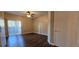 Bedroom with wood laminate flooring, neutral walls, baseboard trim and natural light at 9000 Las Vegas Blvd # 1015, Las Vegas, NV 89123