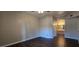 Spacious bedroom boasts wood flooring and a ceiling fan for added comfort at 9000 Las Vegas Blvd # 1015, Las Vegas, NV 89123