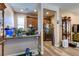 Open kitchen with lots of decor and stainless steel appliances at 9511 Star Vista Ct, Las Vegas, NV 89149