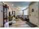 Relaxing living room with lots of natural light and hardwood floors at 9511 Star Vista Ct, Las Vegas, NV 89149