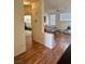 Bright living room featuring hardwood floors and comfortable seating arrangement at 10516 Angel Dreams Ave, Las Vegas, NV 89144