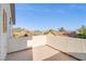 Spacious outdoor balcony offering neighborhood views, perfect for relaxing and entertaining at 1100 Meridian Bay Dr, Las Vegas, NV 89128