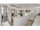 Bright, modern kitchen with stainless steel appliances and white countertops at 1100 Meridian Bay Dr, Las Vegas, NV 89128