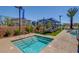 Tranquil community hot tub space offering a relaxing amenity for residents to enjoy at 11297 Essence Point Ave # 102, Las Vegas, NV 89135