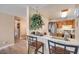 Bright kitchen with stainless steel appliances and breakfast bar seating at 1375 E Hacienda Ave # 114, Las Vegas, NV 89119