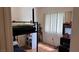 Shared bedroom with a bunk bed and pink lights at 1947 Cutlass Dr # 0, Henderson, NV 89014