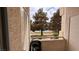 Balcony area overlooking a community pool and greenery at 1947 Cutlass Dr # 0, Henderson, NV 89014
