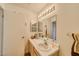 Bathroom with a spacious vanity, ample lighting, and neutral color scheme at 2008 Mesquite Ln # 305, Laughlin, NV 89029