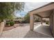 Covered patio and xeriscaped backyard at 2388 Aztec Ruin Way, Henderson, NV 89044