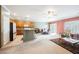 Open floor plan integrating kitchen, dining and living room with ample space at 2388 Aztec Ruin Way, Henderson, NV 89044