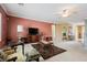 Cozy living room featuring a ceiling fan and traditional decor at 2388 Aztec Ruin Way, Henderson, NV 89044
