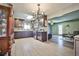 Spacious kitchen with dark wood cabinets and stainless steel appliances at 2540 Eagle St, Las Vegas, NV 89142