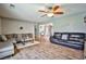 Cozy living room featuring two couches and a center table on top of a patterned rug at 2540 Eagle St, Las Vegas, NV 89142