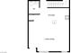 Detailed floor plan showing the layout of the kitchen and living room area at 3610 Tripoli Cove Ave, Las Vegas, NV 89106