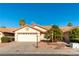 Charming single-story home with a well-manicured yard, mature landscaping, and a two-car garage at 364 Rushing Creek Ct, Henderson, NV 89014