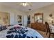 Spacious main bedroom with open doorway and ensuite bathroom at 3841 Budenny Dr, Las Vegas, NV 89122