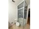 Modern bathroom with tiled stand up shower at 6248 Dayton Ave, Las Vegas, NV 89107