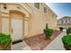 Charming front entrance with a neatly landscaped yard at 6404 Extreme Shear Ave # 103, Henderson, NV 89011