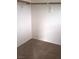 Bedroom closet with shelving, carpet flooring, and neutral paint at 8970 Flying Frog Ave, Las Vegas, NV 89148
