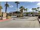 Gated entrance to the Sunset Cliffs community offering security and privacy at 8985 S Durango Dr # 2014, Las Vegas, NV 89113